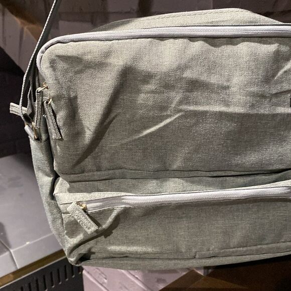 Travel Multi compartment Shoulder Bag Purse Gray - Picture 3 of 12